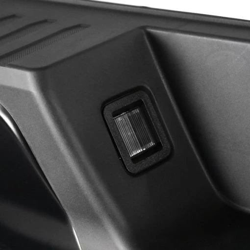 15-17 Ford F150 Rear Bumper-Black With Parking Sensor Holes