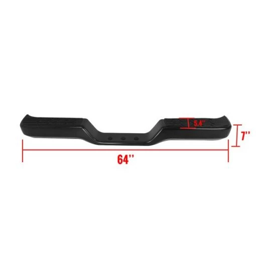 89-95 Toyota Pickup 2/4Wd Rear Bumper Step-Black