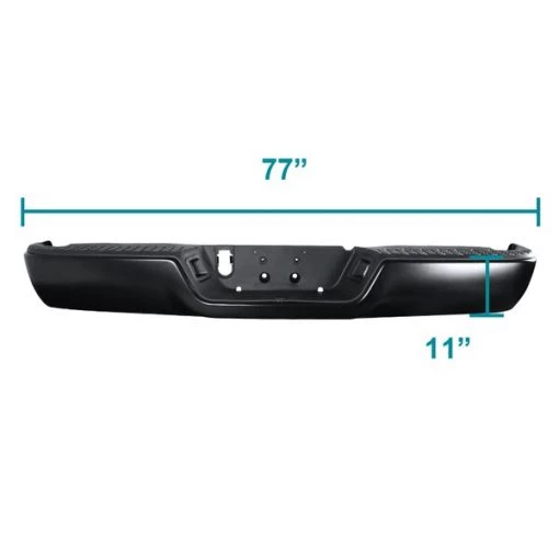 09-17 Dodge Ram Rear Bumper-Black