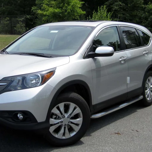 12-13 Honda CRV 3 Inches Round Side Step Bar Chrome