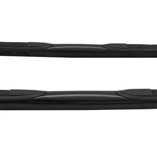 00-04 Dodge Dakota 3 Inches Round Side Step Bar – Black – Quad Cab