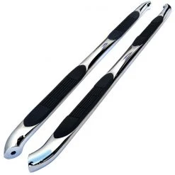 Spec-D Tuning 11-13 Ford Explorer 3 Inches Round Side Step Bar Chrome 4 Door