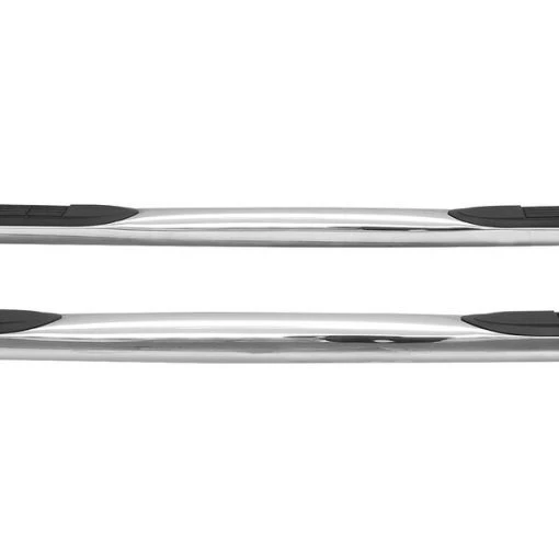01-03 Ford F150 3 Inch Round Stainless Finish Side Step Bars