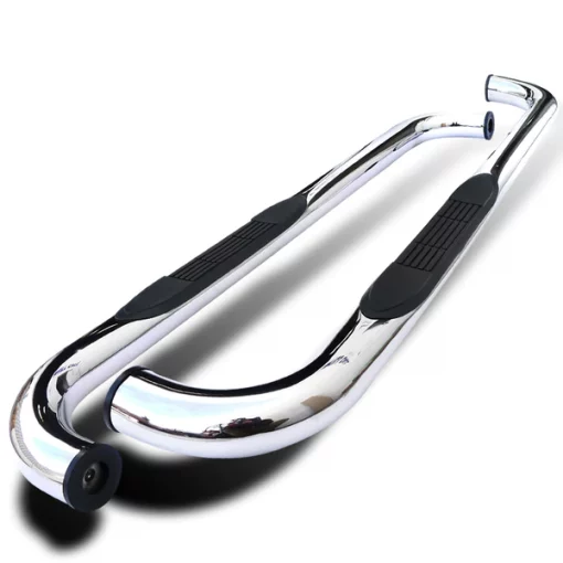 04-08 Ford F150 3in. Rd StnlessFnsh SideStepBars, SSB3-F15004RCS2-WB