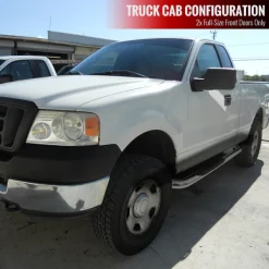 04-08 Ford F150 3in. Rd StnlessFnsh SideStepBars, SSB3-F15004RCS2-WB