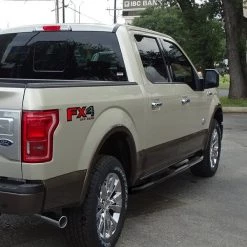 15-18 Ford F150 3 Inches Round Side Step Bar – Black – Supercrew