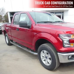 15-Up Ford F150 3 Inch Side Step Bar Chrome – Supercab