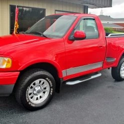 97-04 Ford F150/F250 3 Inches Round Side Step Bar, SSB3-F15099RCS2-WB