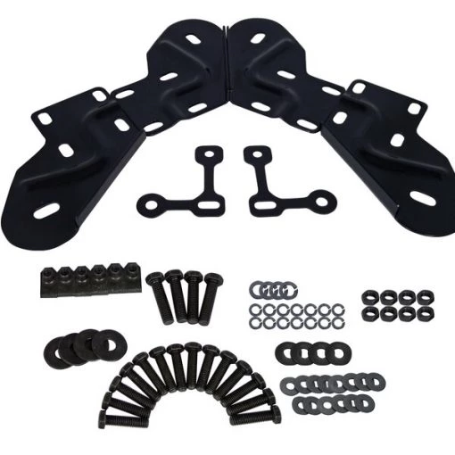 99-12 Ford F250 3 Inches Round Side Step Bar – Black – Crew Cab