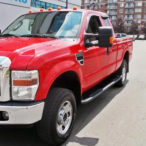 99-12 Ford F250 3in. Rd StnlessFnsh SideStepBars, SSB3-F25099SCS2-WB