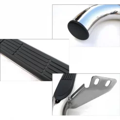 03-10 Hummer H2 3 Inches Round Side Step Bar Chrome