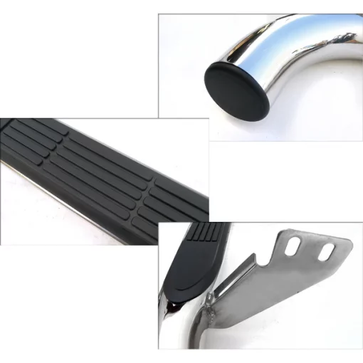 03-10 Hummer H2 3 Inches Round Side Step Bar Chrome