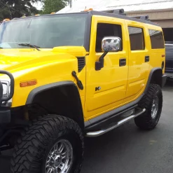 03-10 Hummer H2 3 Inches Round Side Step Bar Chrome