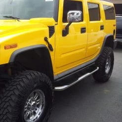 03-10 Hummer H2 3 Inches Round Side Step Bar Chrome