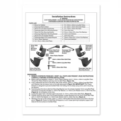 01-07 Toyota Highlander 3 Inches Round Side Step Bar – Black