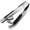 Spec-D Tuning 01-07 Toyota Highlander 3 Inch Round Stainless Finish Side Step Bars