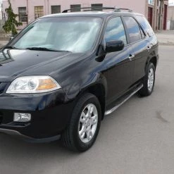 Spec-D Tuning 02-06 Acura Mdx 3 Inch Round Stainless Finish Side Step Bars 4 02-06 Acura Mdx 3 Inch Round Stainless Finish Side Step Bars