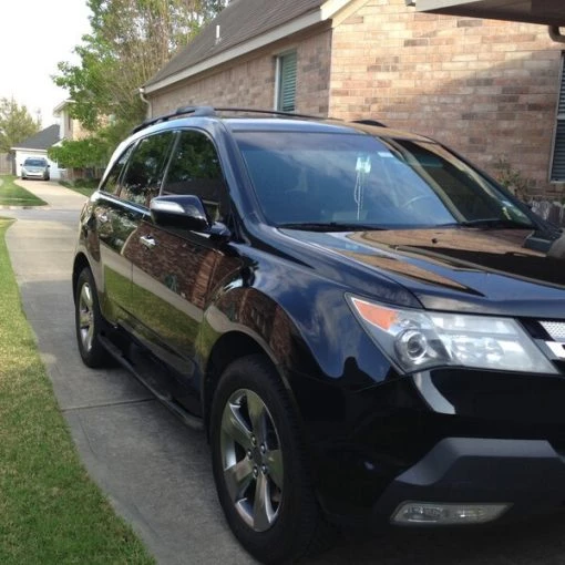 07-10 Acura Mdx 3 Inches Round Side Step Bar – Black