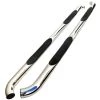 Spec-D Tuning 07-10 Acura Mdx 3 Inches Round Side Step Bar - Chrome Stainless