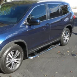 Spec-D Tuning 16-Up Honda Pilot 3 Inch Side Step Chrome 5 16-Up Honda Pilot 3 Inch Side Step Chrome