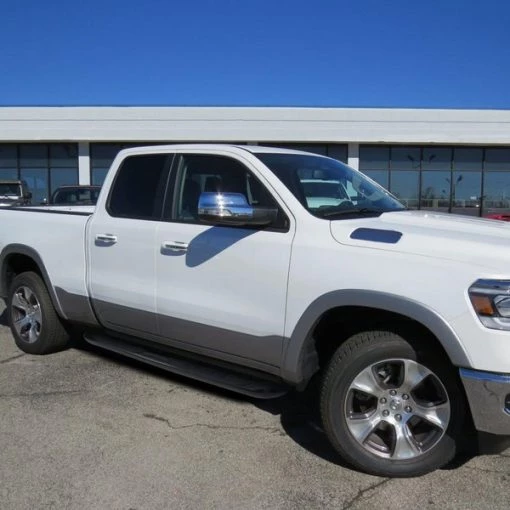 19-Up Dodge Ram 15 Quad Cab Side Step Bar-Glossy Black- 3 Inches