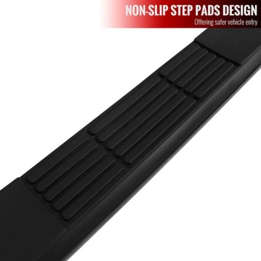 94-01 Dodge Ram 3 Inches Round Side Step Bar – Black – Regular Cab