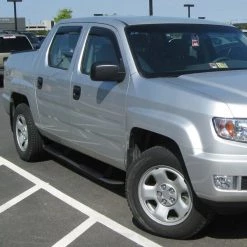 06-12 Honda Ridgeline 3in. Rd StnlessFnsh SideStepBars, SSB3-RGL05BK-WB