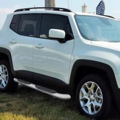 Spec-D Tuning 16-Up Jeep Renegade Side Step Bar 3 Inch Chrome 5 16-Up Jeep Renegade Side Step Bar 3 Inch Chrome