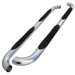 Spec-D Tuning 19-Up Chevy Silverado 15 Double Cab Side Step Bar-Chrome- 3 Inches