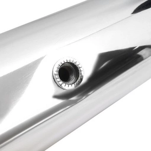 01-13 Chevrolet Silverado 3 Inch Round Stainless Finish Side Step Bars