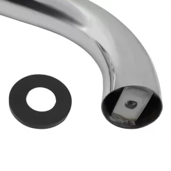 01-13 Chevrolet Silverado 3 Inch Round Stainless Finish Side Step Bars