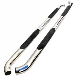 05-12 Toyota Tacoma 3 Inch Round Stainless Finish Side Step Bars