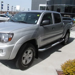 05-12 Toyota Tacoma 3 Inch Round Stainless Finish Side Step Bars