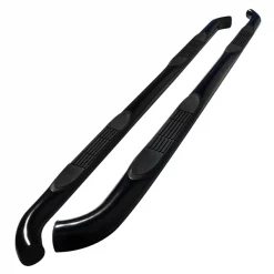 Spec-D Tuning 07-14 Toyota Tundra 3 Inches Round Side Step Bar - Black -Double Cab