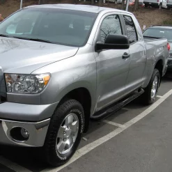 Spec-D Tuning 07-14 Toyota Tundra 3 Inches Round Side Step Bar - Black -Double Cab 5 07-14 Toyota Tundra 3 Inches Round Side Step Bar – Black -Double Cab