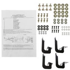 01-03 Ford F150 Supercrew Side Step Bar-Black