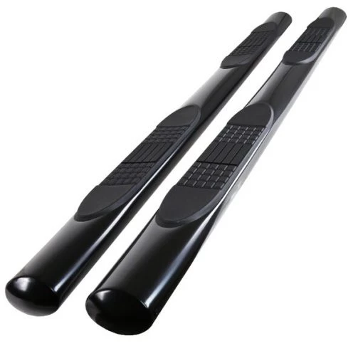 04-08 Ford F150 4 Inch Oval Black Side Step Bars