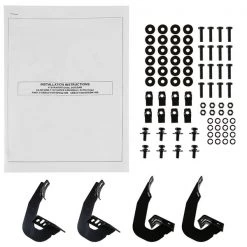 04-08 Ford F150 4 Inch Oval Black Side Step Bars