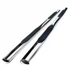 02-08 Dodge Ram 4 Inch Oval Stainless Finish Side Step Bars