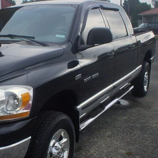 02-08 Dodge Ram 4 Inch Oval Stainless Finish Side Step Bars