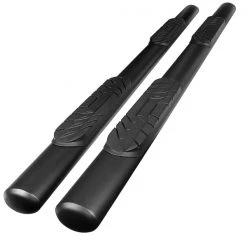 Spec-D Tuning 19-Up Dodge Ram 15 Crew Cab Side Step Bar -Black-4 Inches