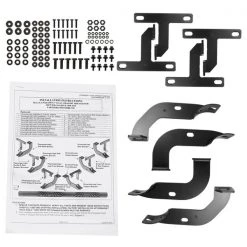 18-Up Jeep Wrangler Oval Step Bar Black