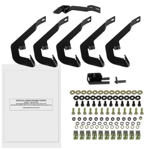 07-15 Chevrolet Silverado 5 Inch Side Step Bar Saber Style – Crew Cab