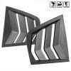 Spec-D Tuning 11-21 Dodge Charger Side Window Louvers Matte Black