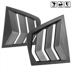 11-21 Dodge Charger Side Window Louvers Matte Black