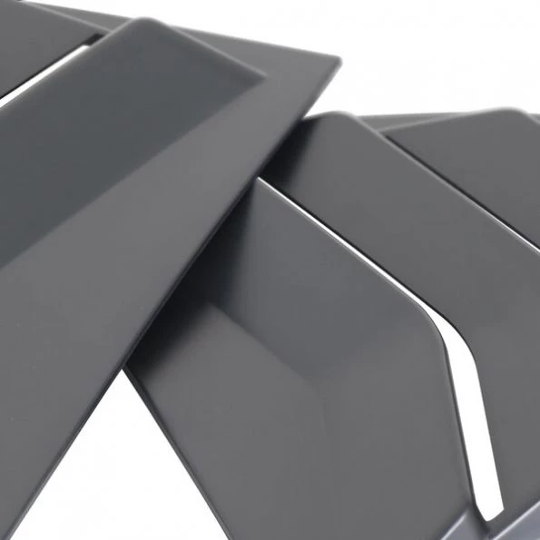 11-21 Dodge Charger Side Window Louvers Matte Black