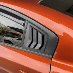 11-21 Dodge Charger Side Window Louvers Matte Black