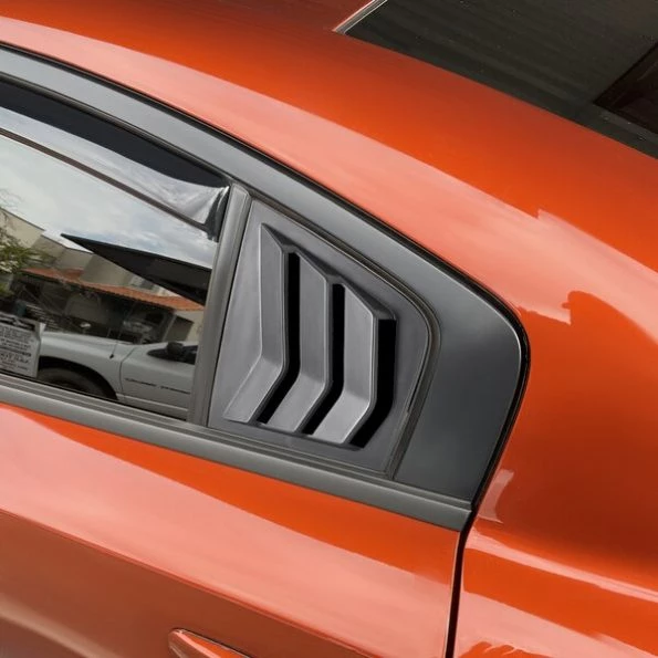 11-21 Dodge Charger Side Window Louvers Matte Black