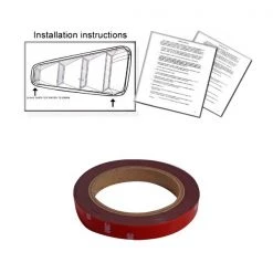 05-09 Ford Mustang Quarter Window Louver, WLUQ-MST05B