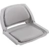Wise Seating Wise 8WD139LS717 Deluxe Molded Plastic Fold-Down Seat w/Cushions, Gray/